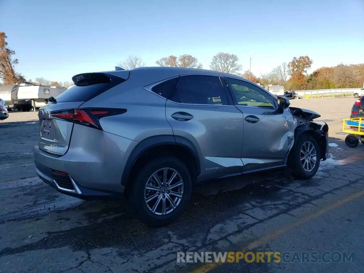 3 fotografías del automóvil dañado JTJDJRDZ7L2129404 LEXUS NX 2020