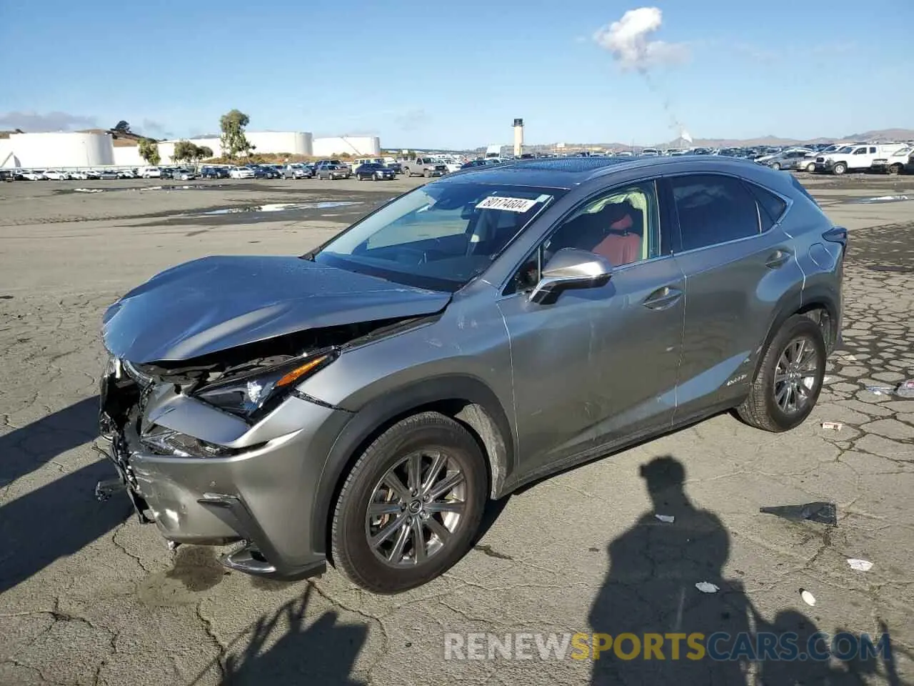 1 fotografías del automóvil dañado JTJDJRDZ8L2133431 LEXUS NX 2020