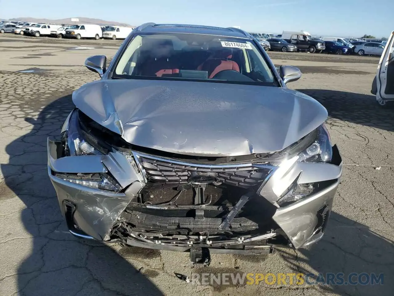 5 fotografías del automóvil dañado JTJDJRDZ8L2133431 LEXUS NX 2020