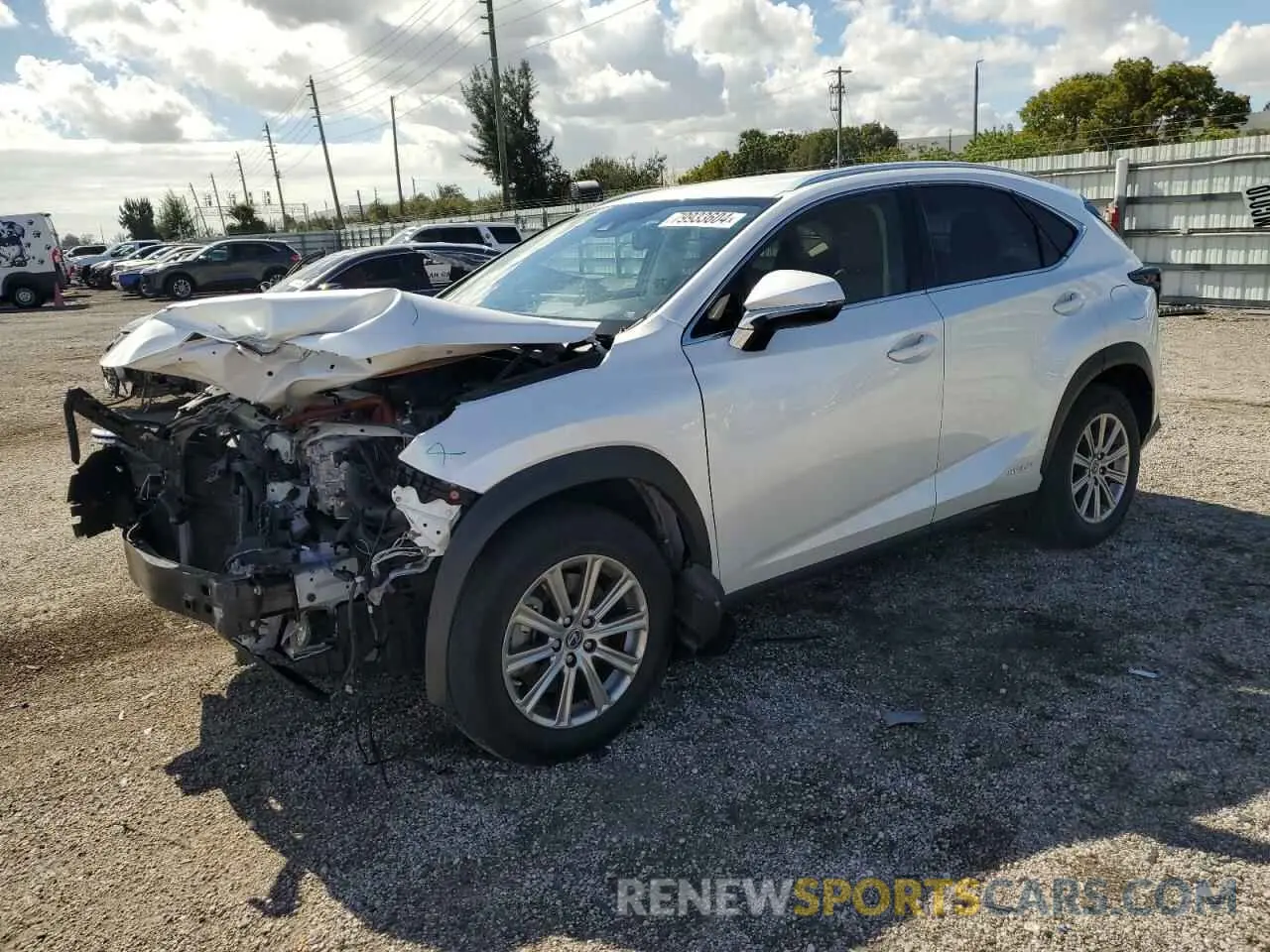 1 fotografías del automóvil dañado JTJDJRDZ9L5009330 LEXUS NX 2020