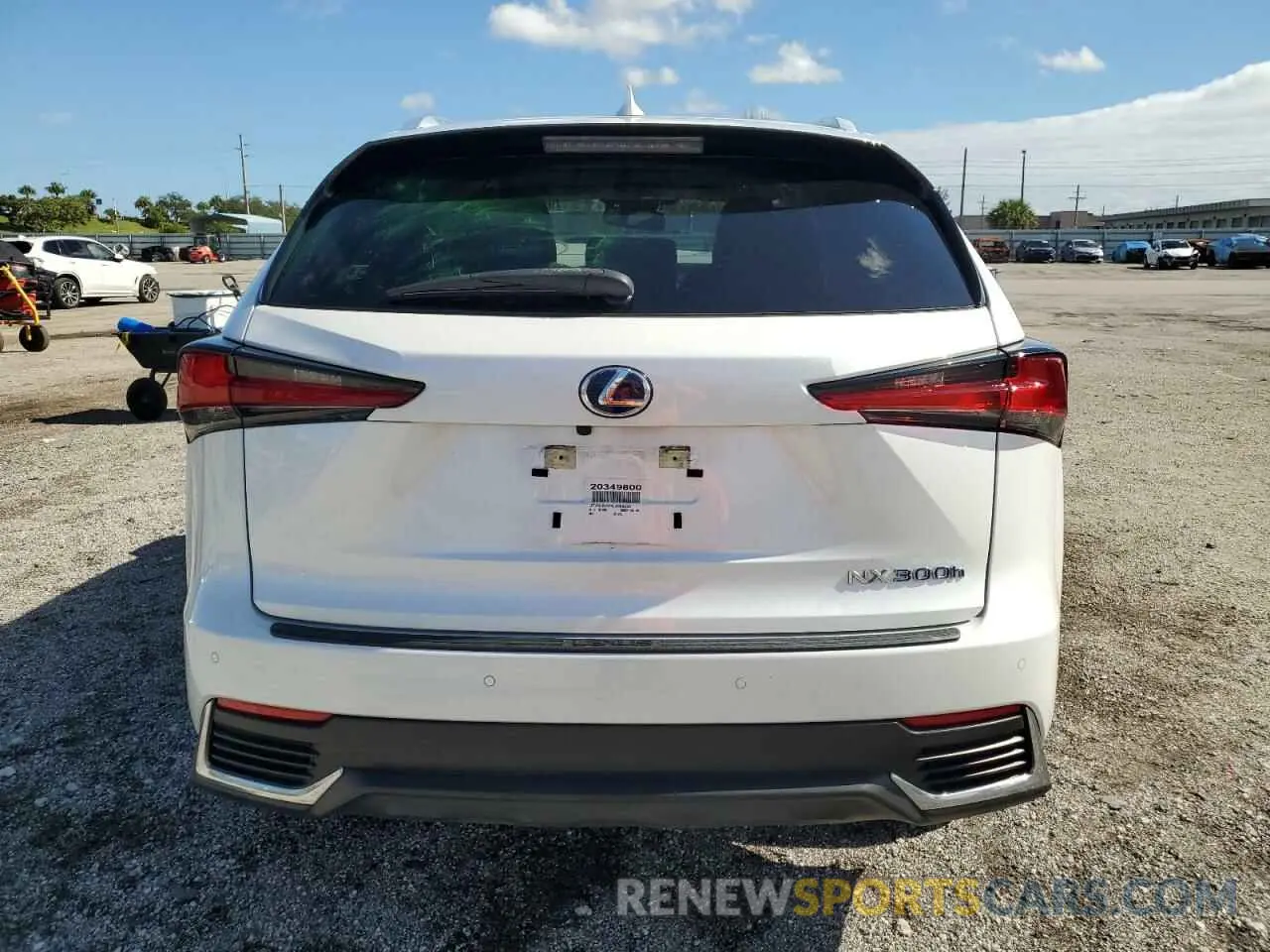 6 fotografías del automóvil dañado JTJDJRDZ9L5009330 LEXUS NX 2020