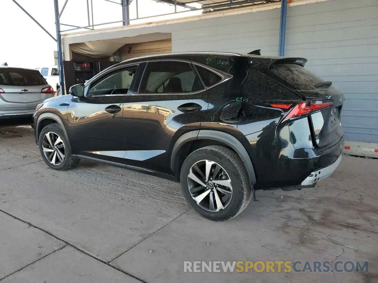 2 fotografías del automóvil dañado JTJGARBZ0L5008616 LEXUS NX 2020