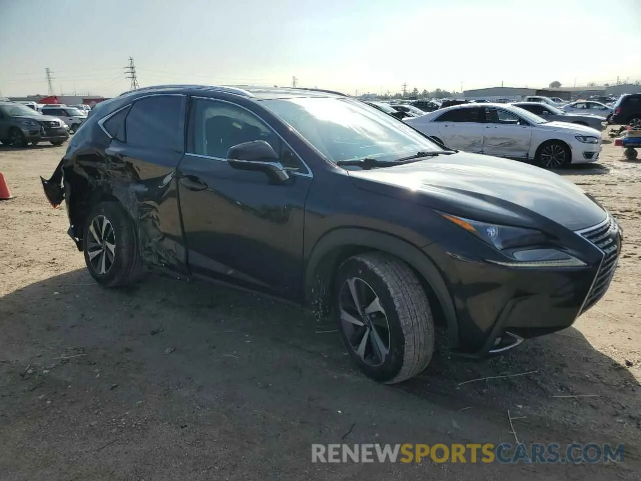 4 fotografías del automóvil dañado JTJGARBZ1L2158509 LEXUS NX 2020