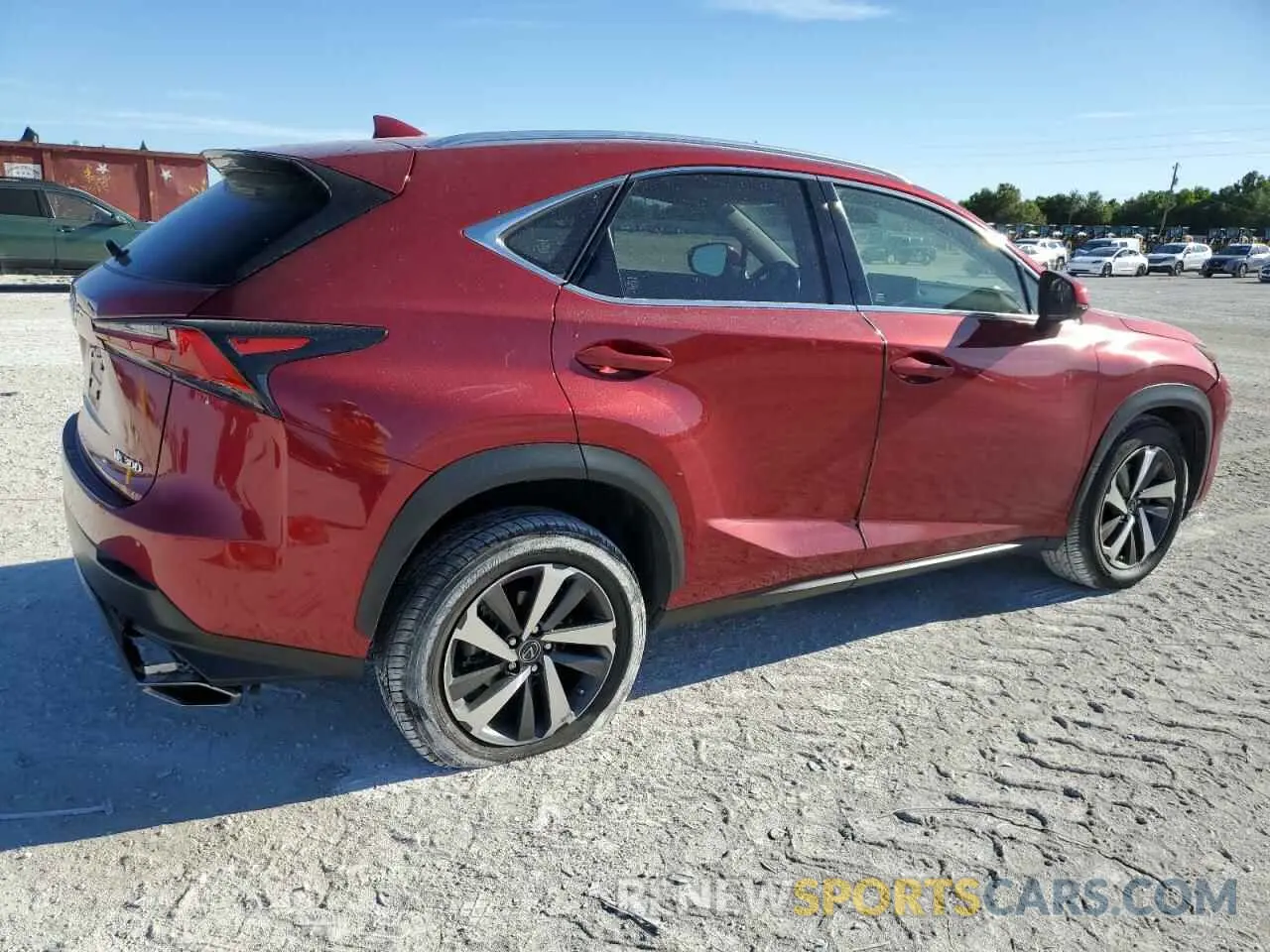 3 fotografías del automóvil dañado JTJGARBZ1L5017700 LEXUS NX 2020