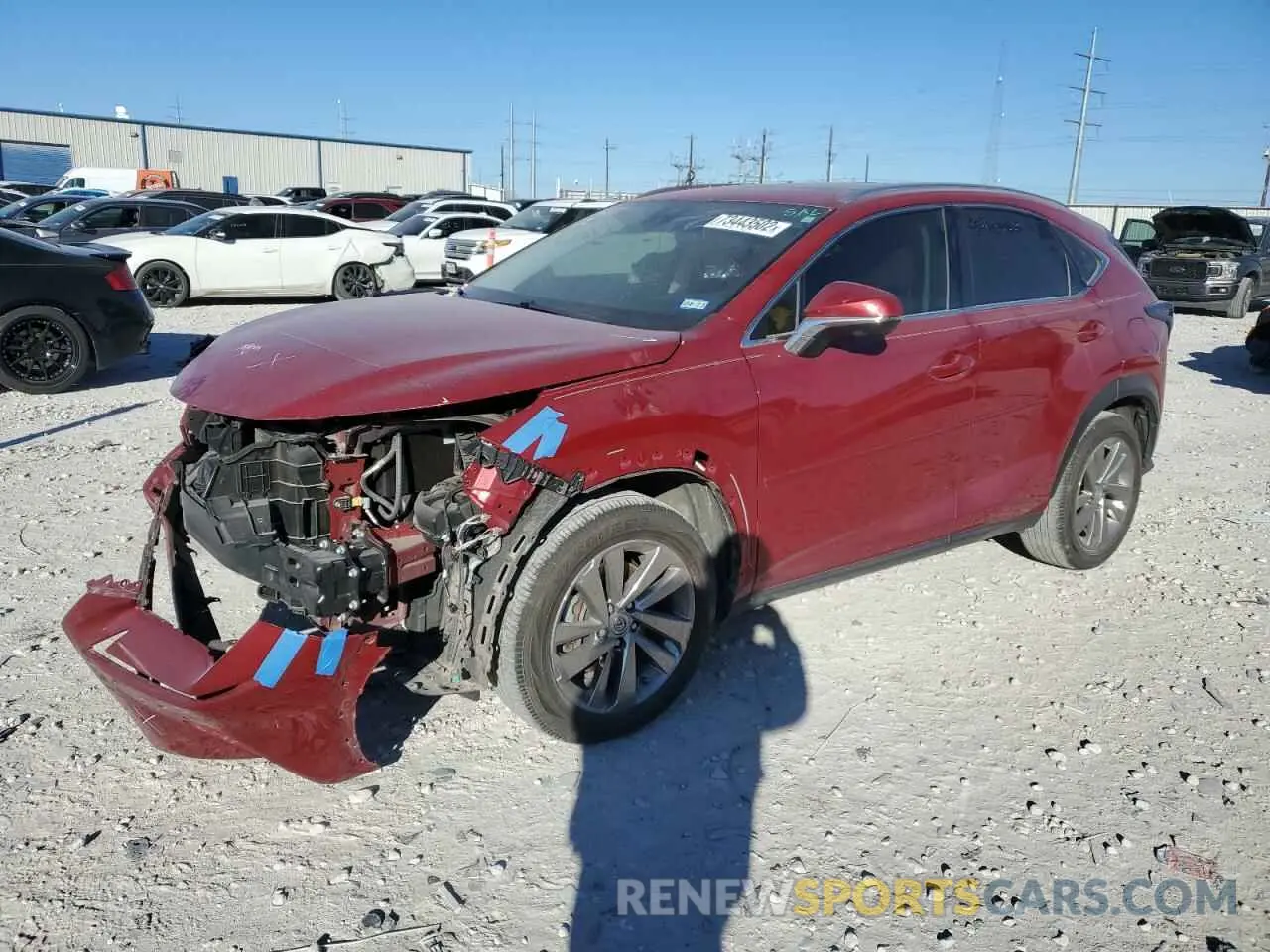 1 fotografías del automóvil dañado JTJGARBZ2L2160513 LEXUS NX 2020