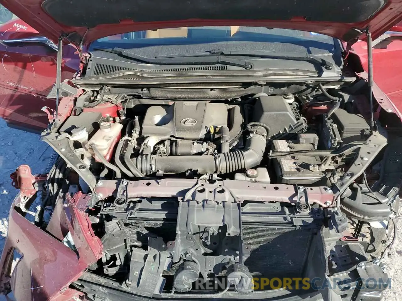 12 fotografías del automóvil dañado JTJGARBZ2L2160513 LEXUS NX 2020