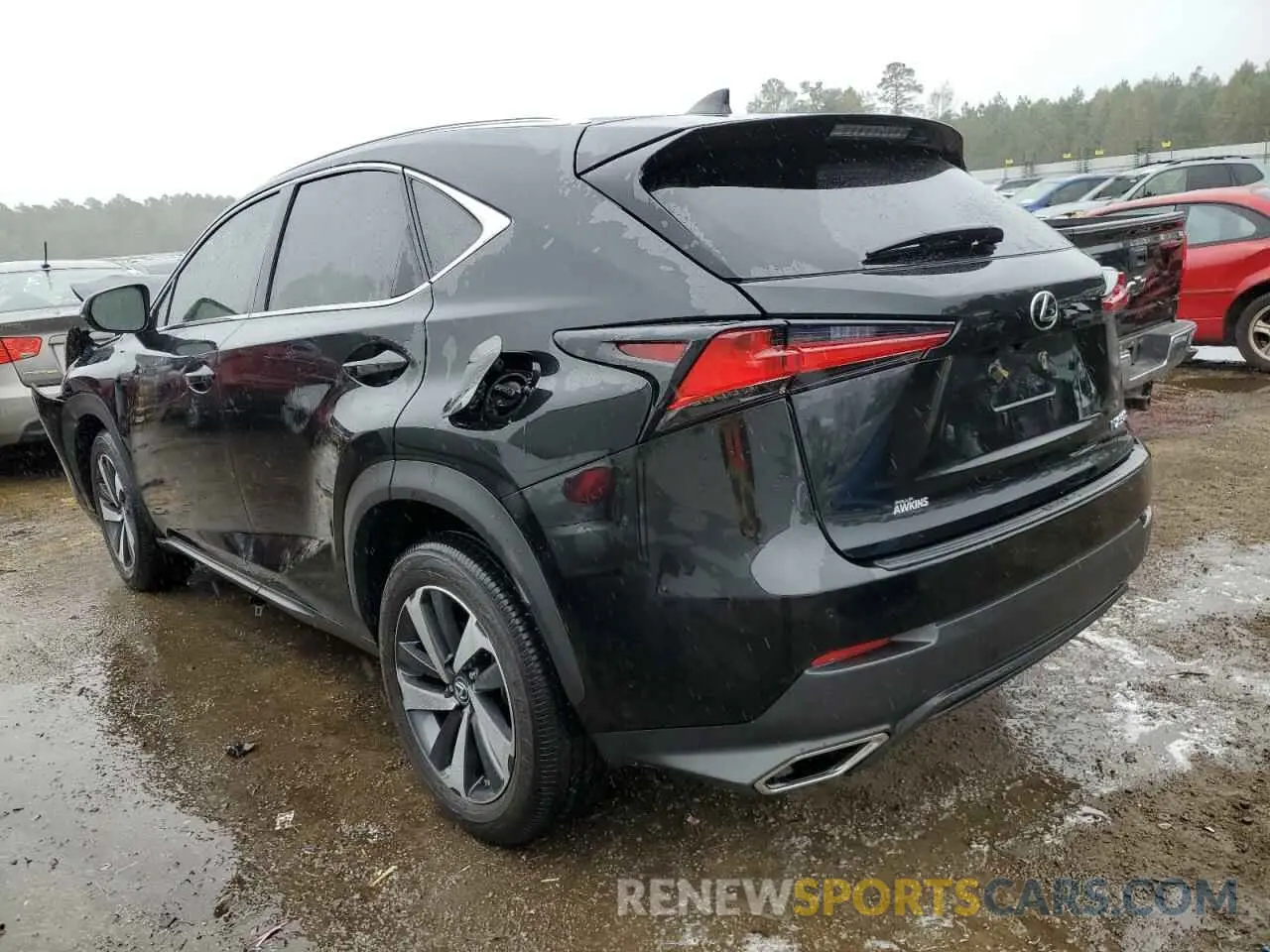 3 fotografías del automóvil dañado JTJGARBZ2L2176663 LEXUS NX 2020