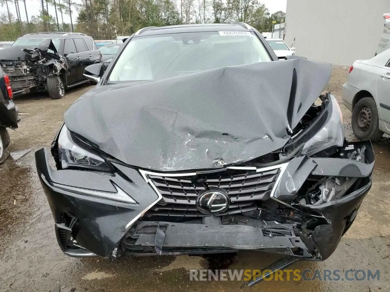 7 fotografías del automóvil dañado JTJGARBZ2L2176663 LEXUS NX 2020