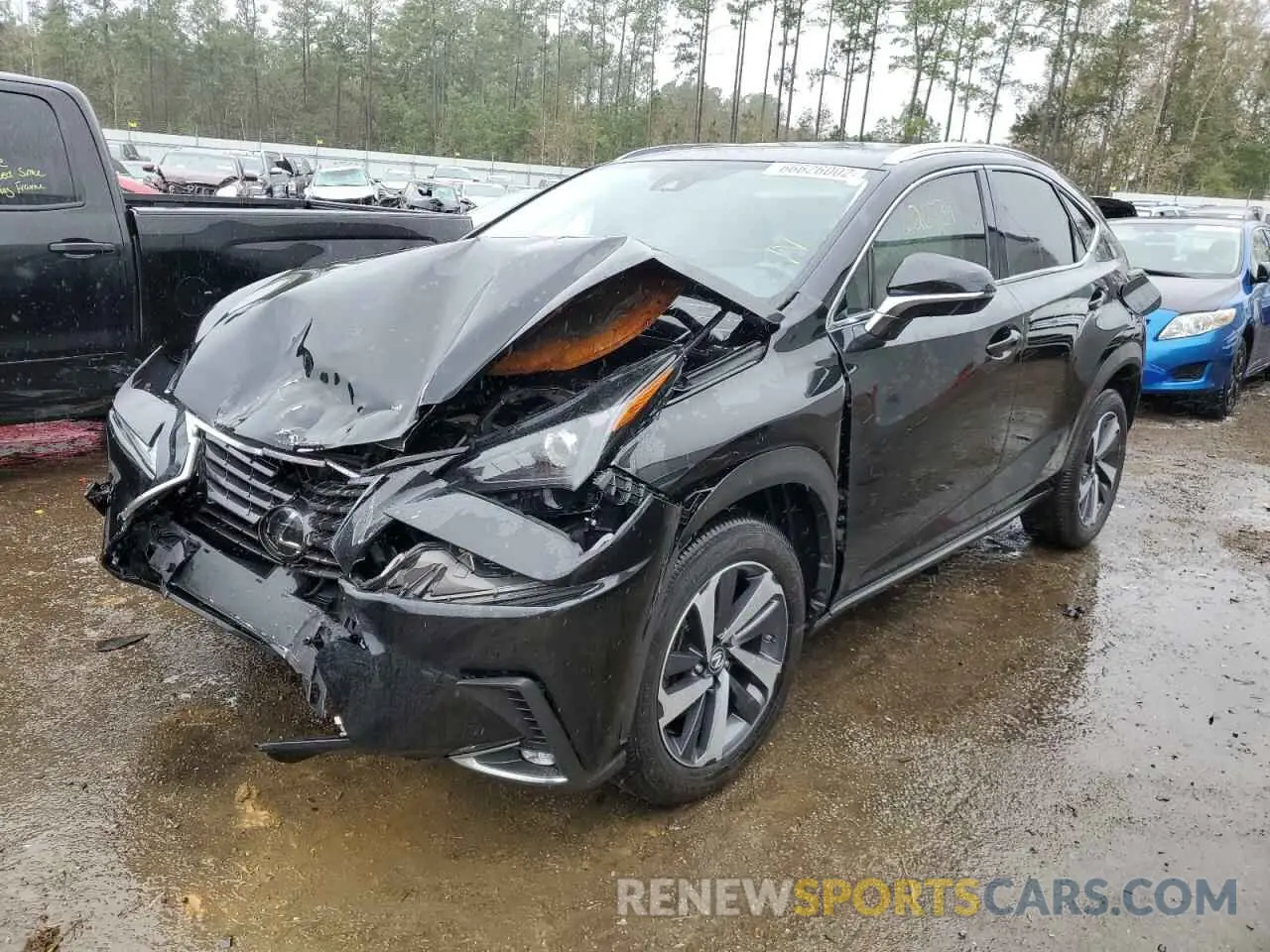 9 fotografías del automóvil dañado JTJGARBZ2L2176663 LEXUS NX 2020
