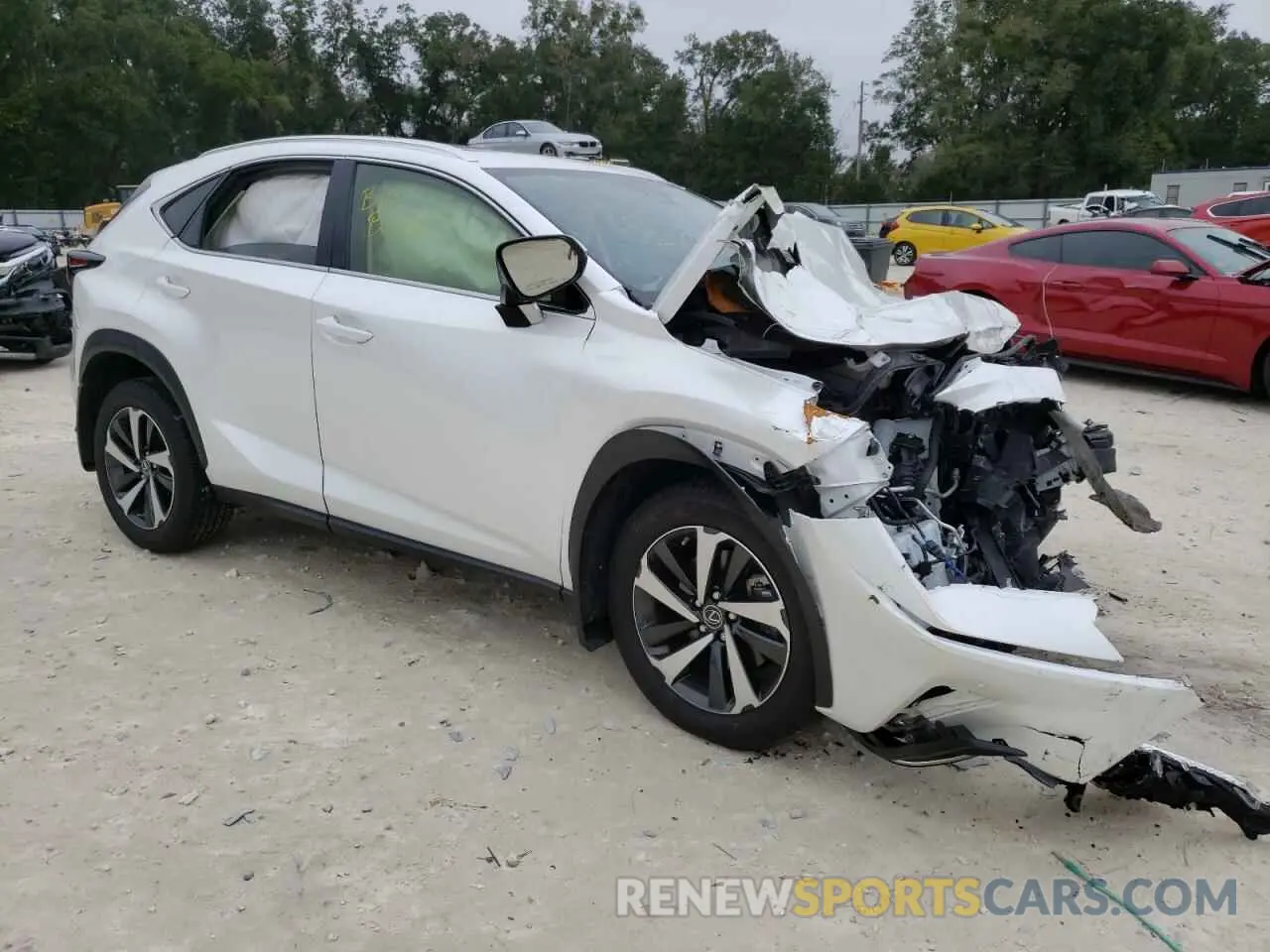 4 fotografías del automóvil dañado JTJGARBZ3L2175053 LEXUS NX 2020