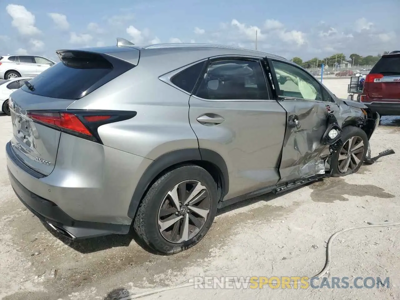 3 fotografías del automóvil dañado JTJGARBZ3L5009811 LEXUS NX 2020