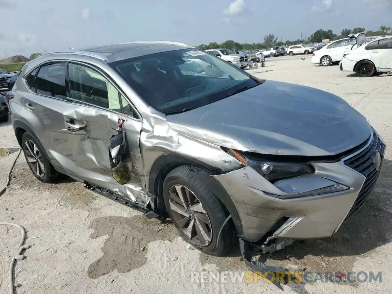 4 fotografías del automóvil dañado JTJGARBZ3L5009811 LEXUS NX 2020