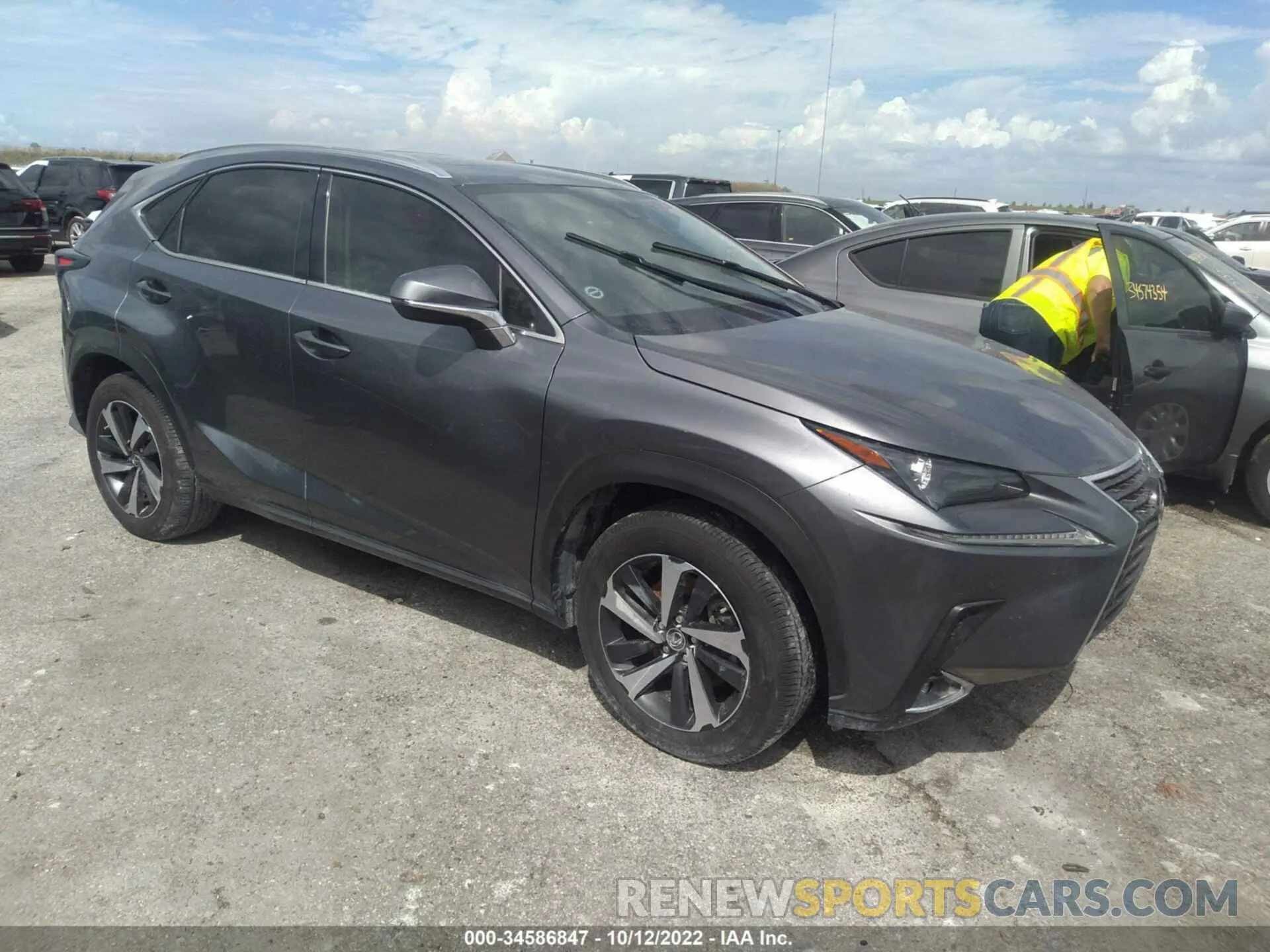 1 fotografías del automóvil dañado JTJGARBZ4L2176180 LEXUS NX 2020