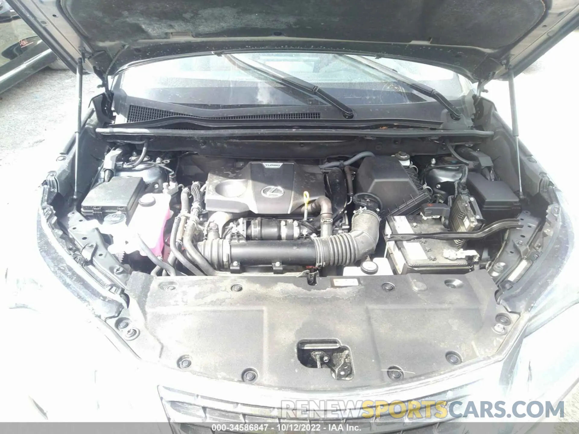 10 fotografías del automóvil dañado JTJGARBZ4L2176180 LEXUS NX 2020
