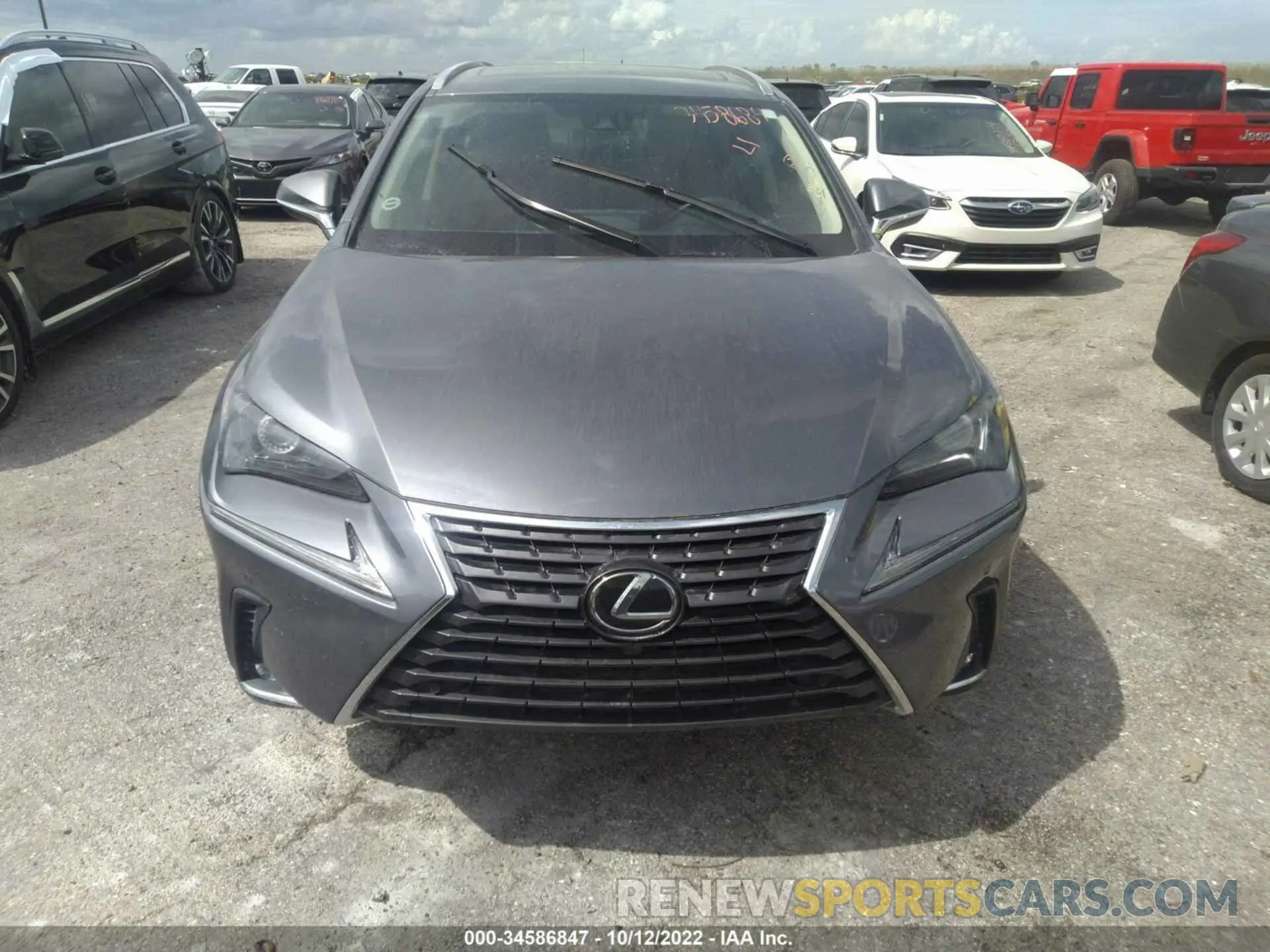 6 fotografías del automóvil dañado JTJGARBZ4L2176180 LEXUS NX 2020