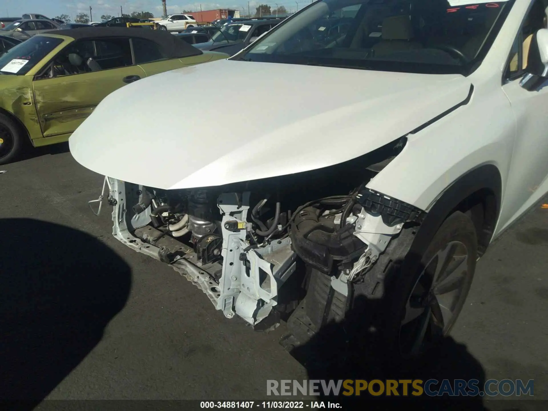 6 fotografías del automóvil dañado JTJGARBZ4L2177412 LEXUS NX 2020