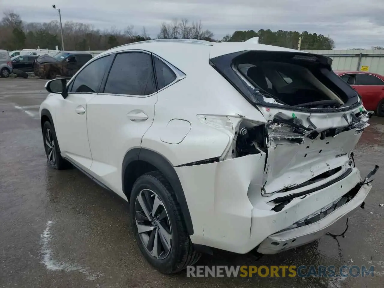 2 fotografías del automóvil dañado JTJGARBZ4L5005024 LEXUS NX 2020