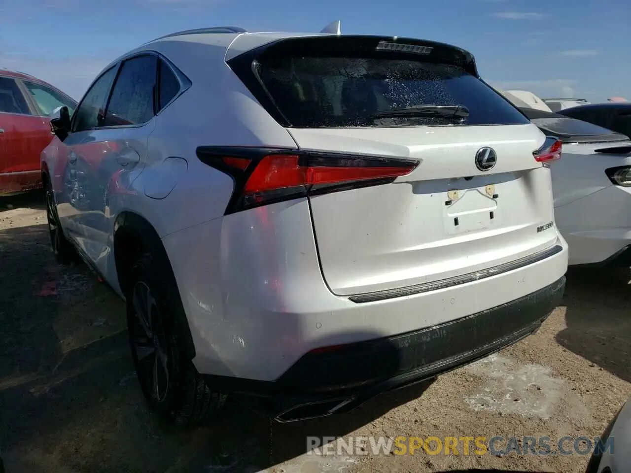 3 fotografías del automóvil dañado JTJGARBZ4L5007937 LEXUS NX 2020
