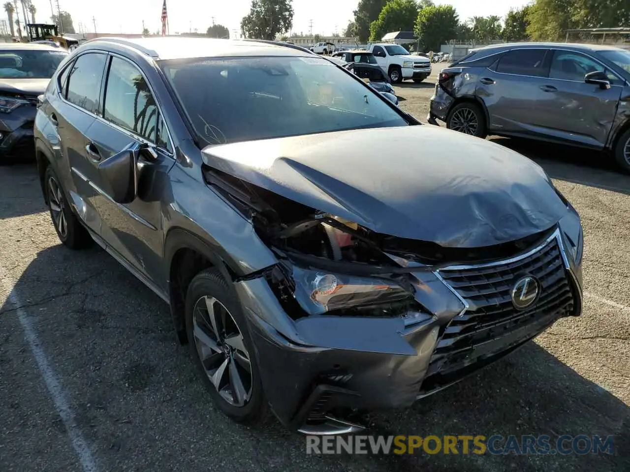 1 fotografías del automóvil dañado JTJGARBZ5L2163857 LEXUS NX 2020
