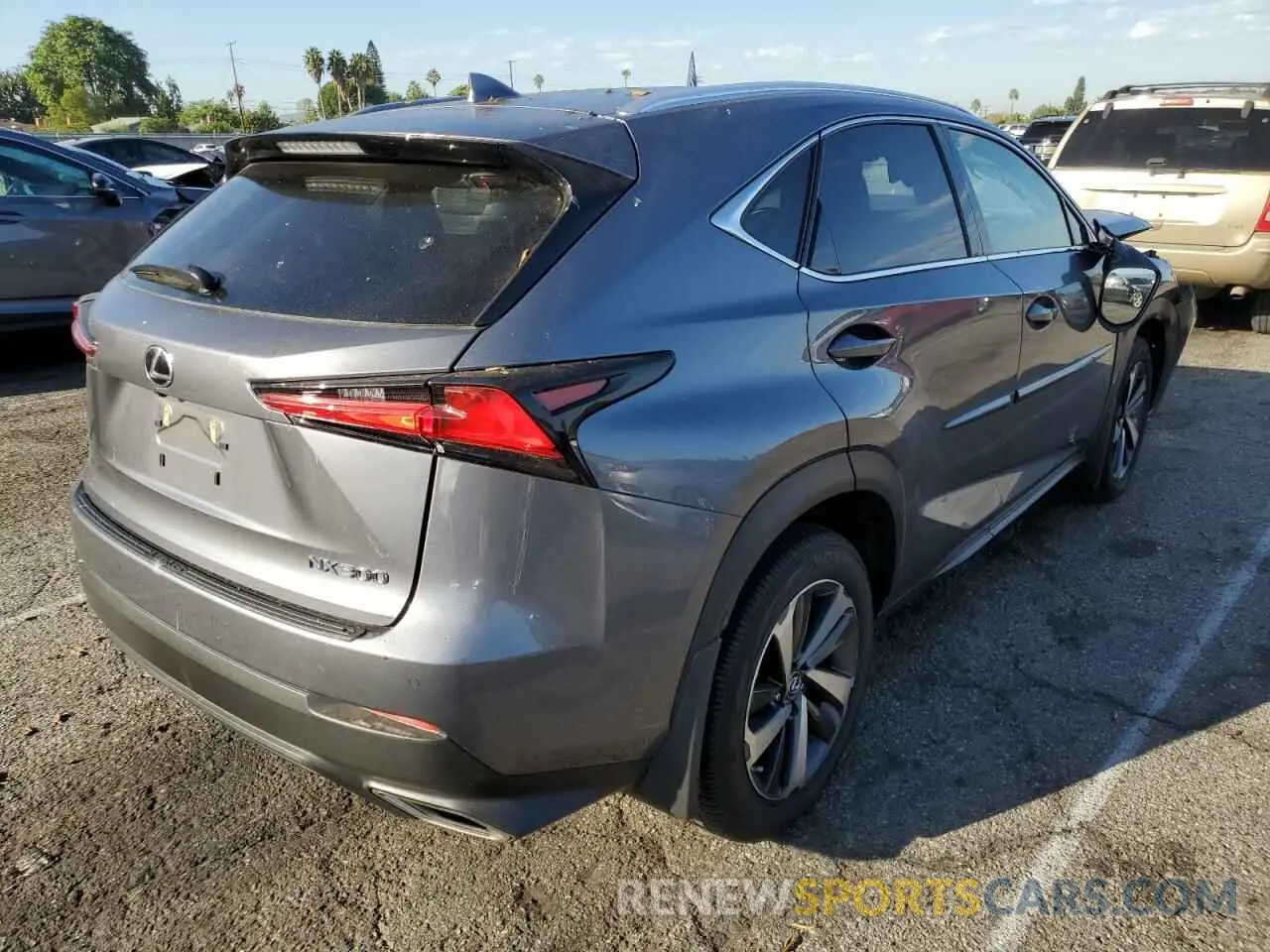 4 fotografías del automóvil dañado JTJGARBZ5L2163857 LEXUS NX 2020