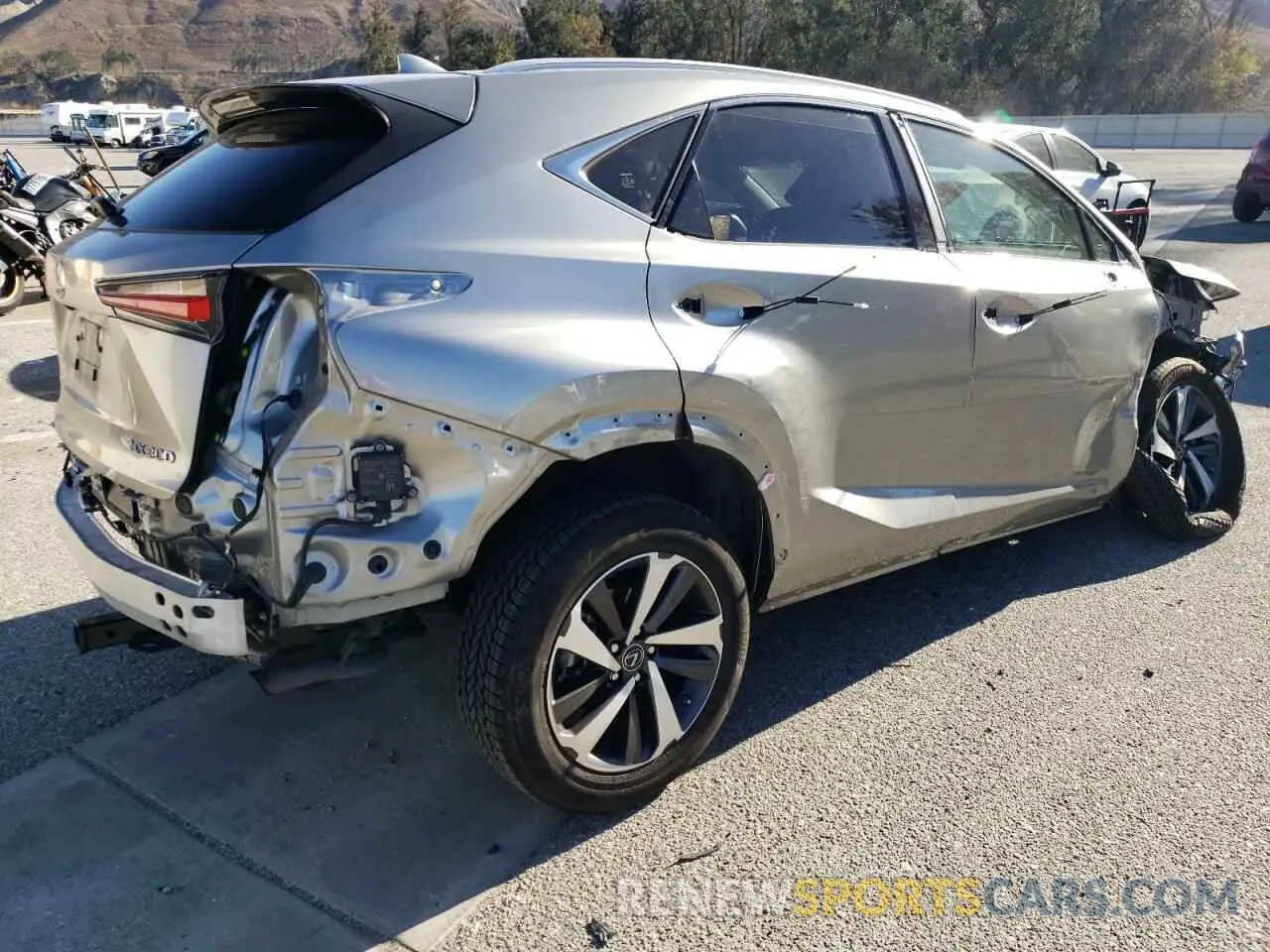 3 fotografías del automóvil dañado JTJGARBZ6L2172602 LEXUS NX 2020