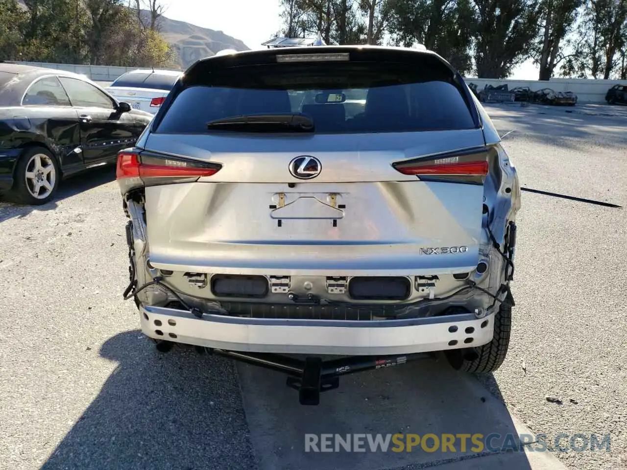 6 fotografías del automóvil dañado JTJGARBZ6L2172602 LEXUS NX 2020
