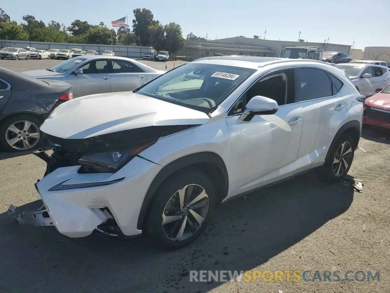 1 fotografías del automóvil dañado JTJGARBZ6L5000424 LEXUS NX 2020