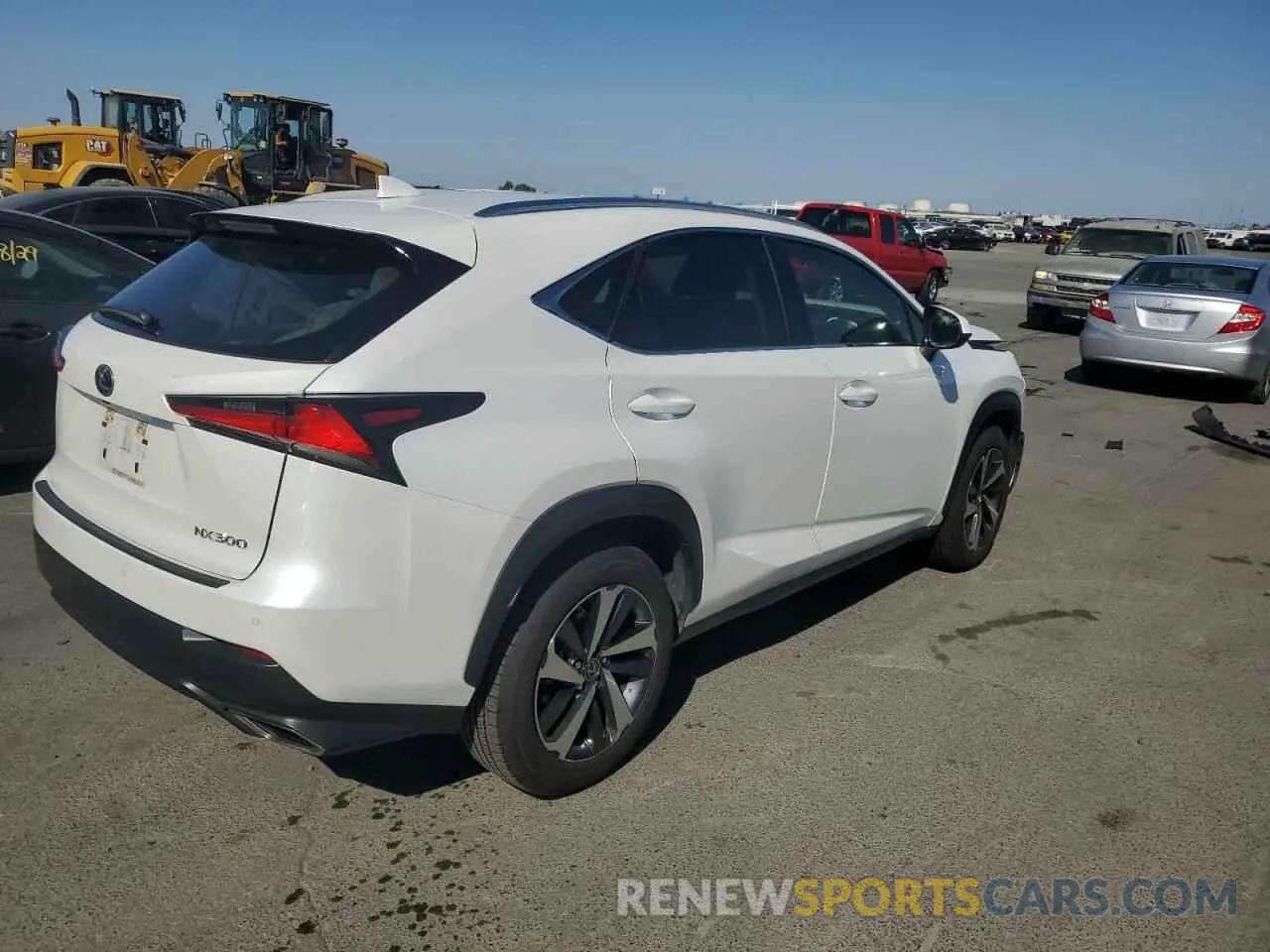 3 fotografías del automóvil dañado JTJGARBZ6L5000424 LEXUS NX 2020