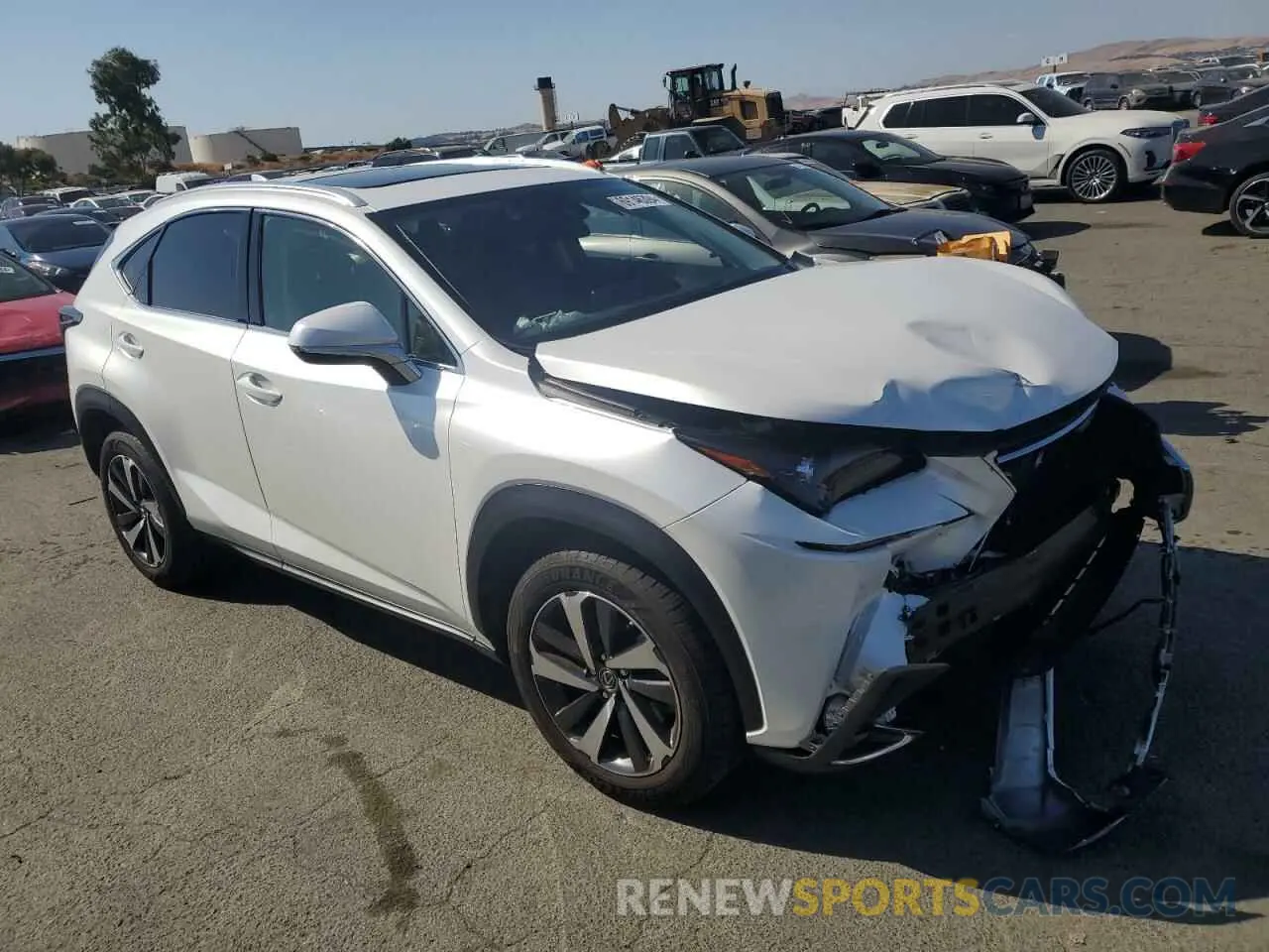 4 fotografías del automóvil dañado JTJGARBZ6L5000424 LEXUS NX 2020