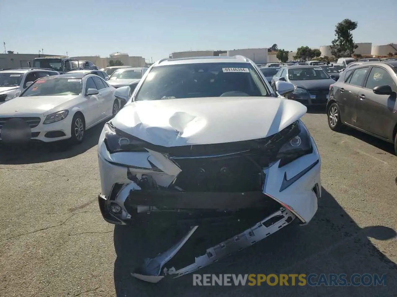 5 fotografías del automóvil dañado JTJGARBZ6L5000424 LEXUS NX 2020