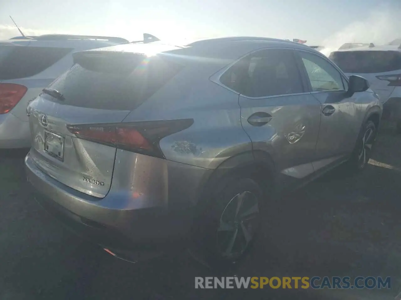 3 fotografías del automóvil dañado JTJGARBZ9L5010185 LEXUS NX 2020