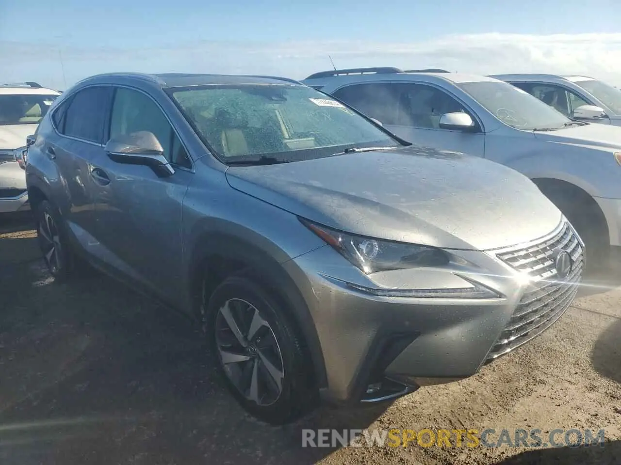 4 fotografías del automóvil dañado JTJGARBZ9L5010185 LEXUS NX 2020
