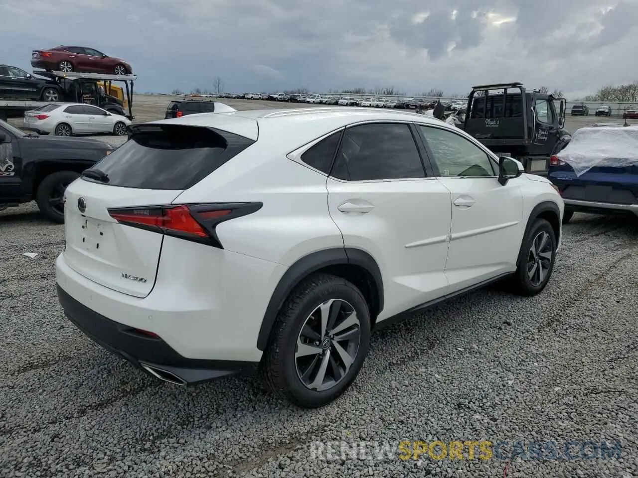 3 fotografías del automóvil dañado JTJGARDZ0L2218308 LEXUS NX 2020