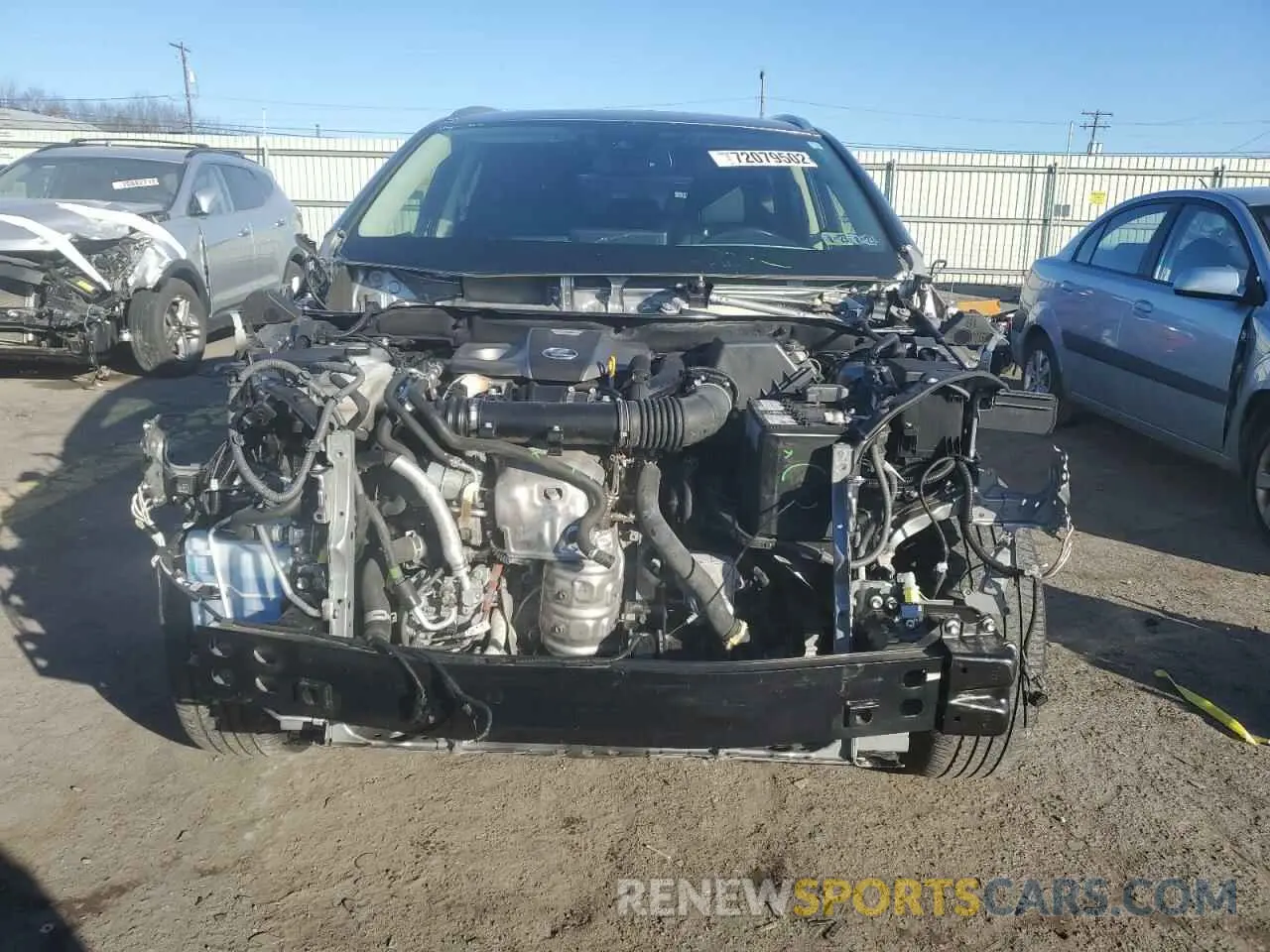 5 fotografías del automóvil dañado JTJGARDZ0L2220298 LEXUS NX 2020