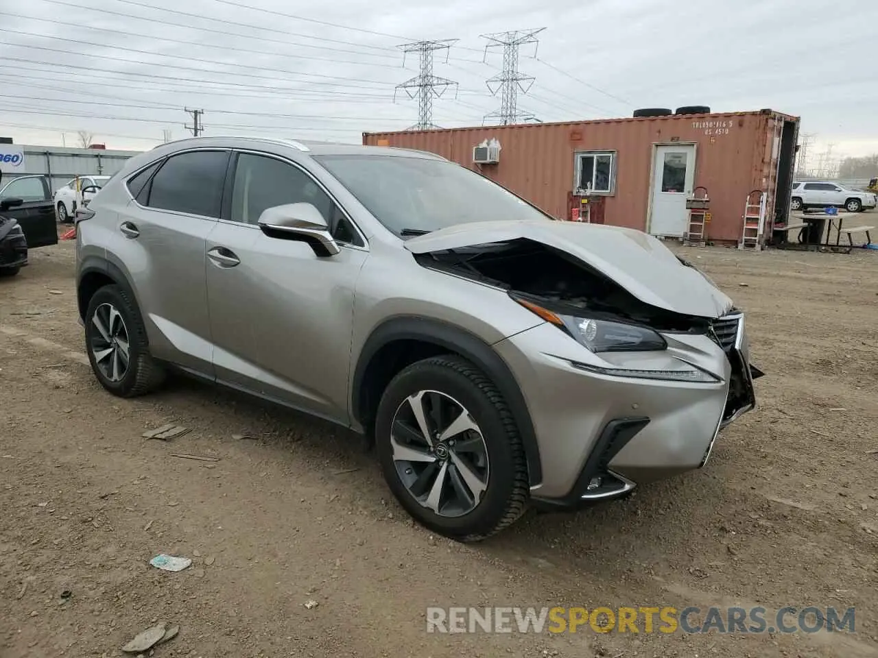 4 fotografías del automóvil dañado JTJGARDZ0L2223900 LEXUS NX 2020