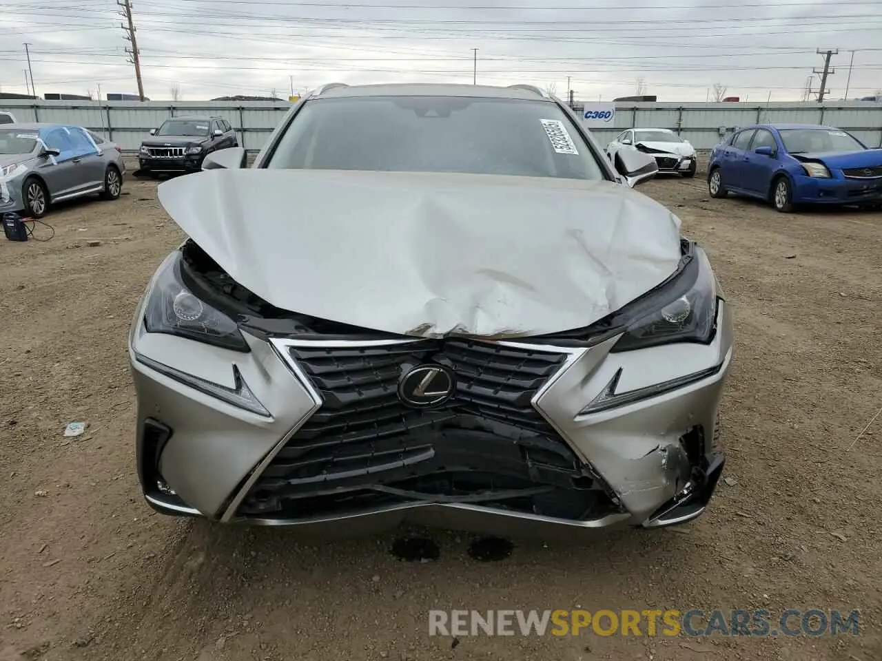 5 fotografías del automóvil dañado JTJGARDZ0L2223900 LEXUS NX 2020