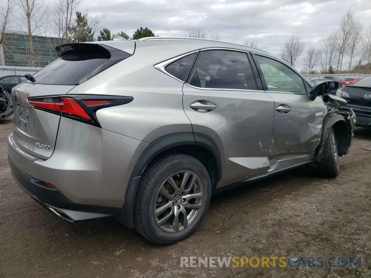 3 fotografías del automóvil dañado JTJGARDZ0L2224271 LEXUS NX 2020