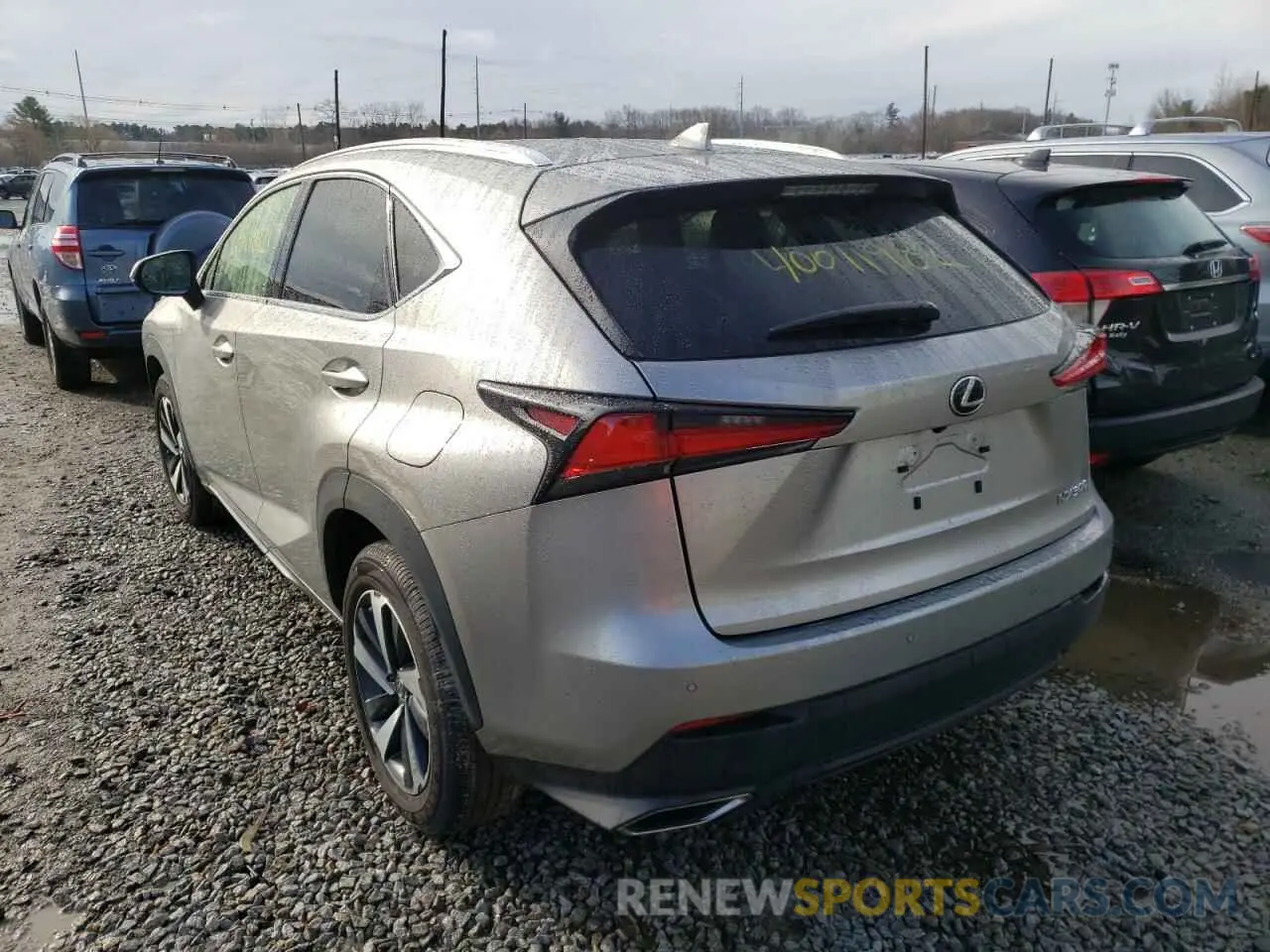 3 fotografías del automóvil dañado JTJGARDZ1L5017774 LEXUS NX 2020