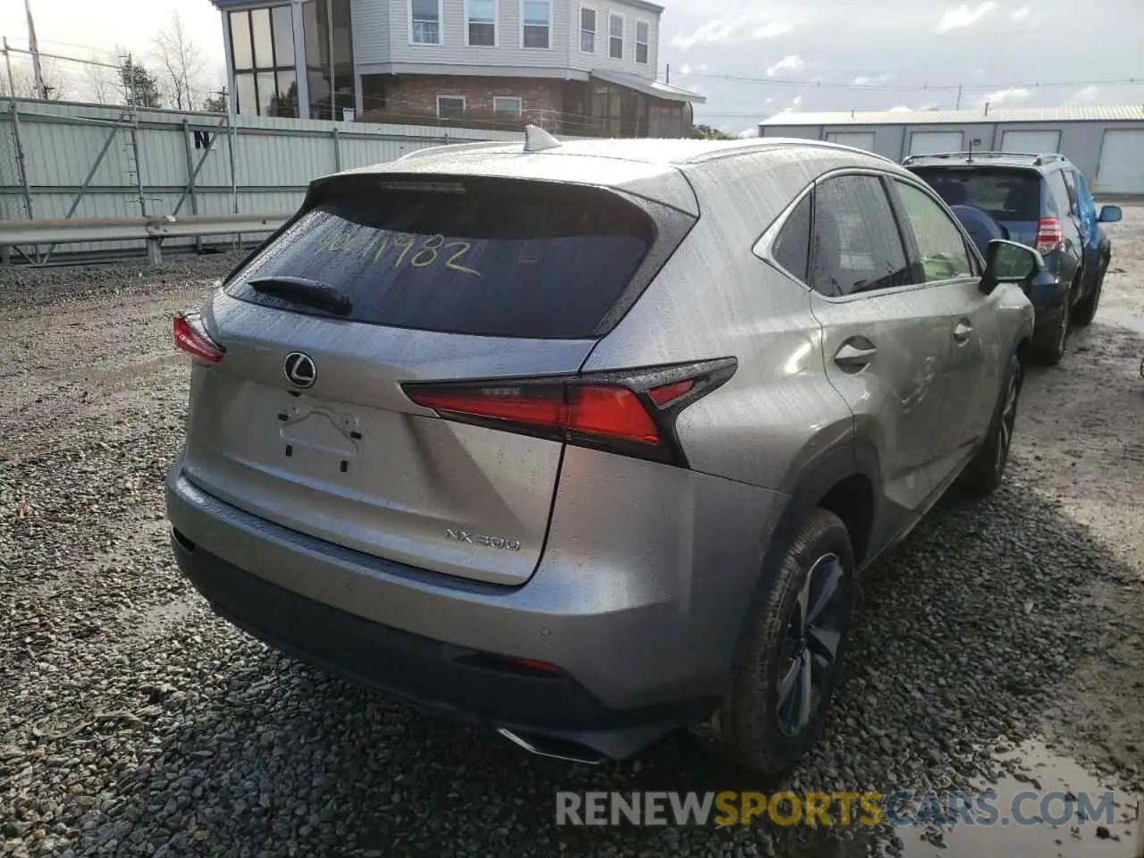 4 fotografías del automóvil dañado JTJGARDZ1L5017774 LEXUS NX 2020