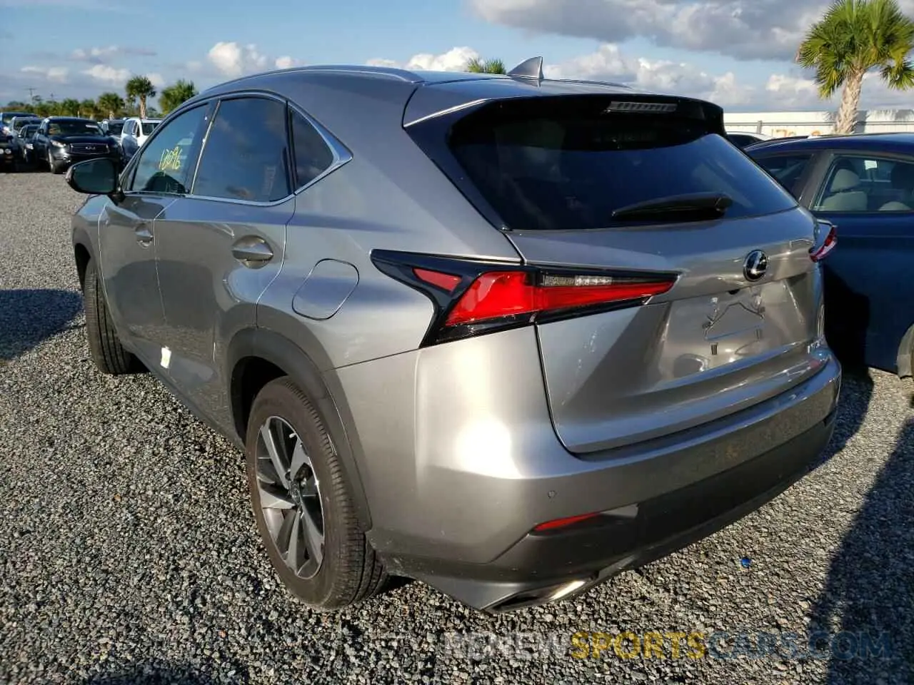 3 fotografías del automóvil dañado JTJGARDZ2L2218729 LEXUS NX 2020