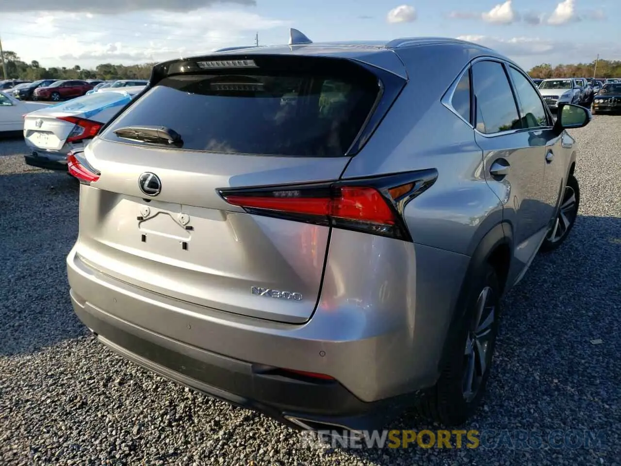 4 fotografías del automóvil dañado JTJGARDZ2L2218729 LEXUS NX 2020