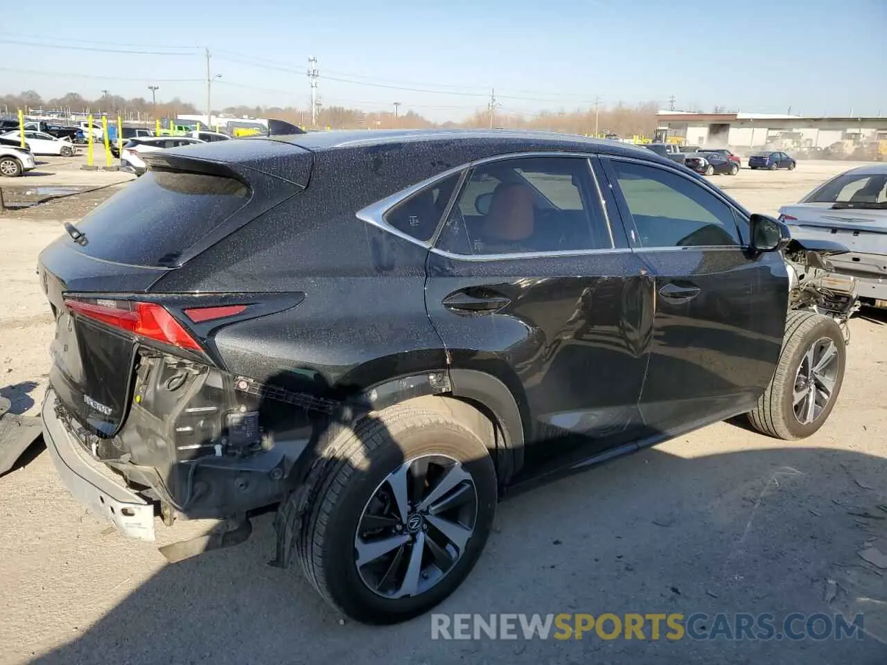 3 fotografías del automóvil dañado JTJGARDZ2L2222716 LEXUS NX 2020