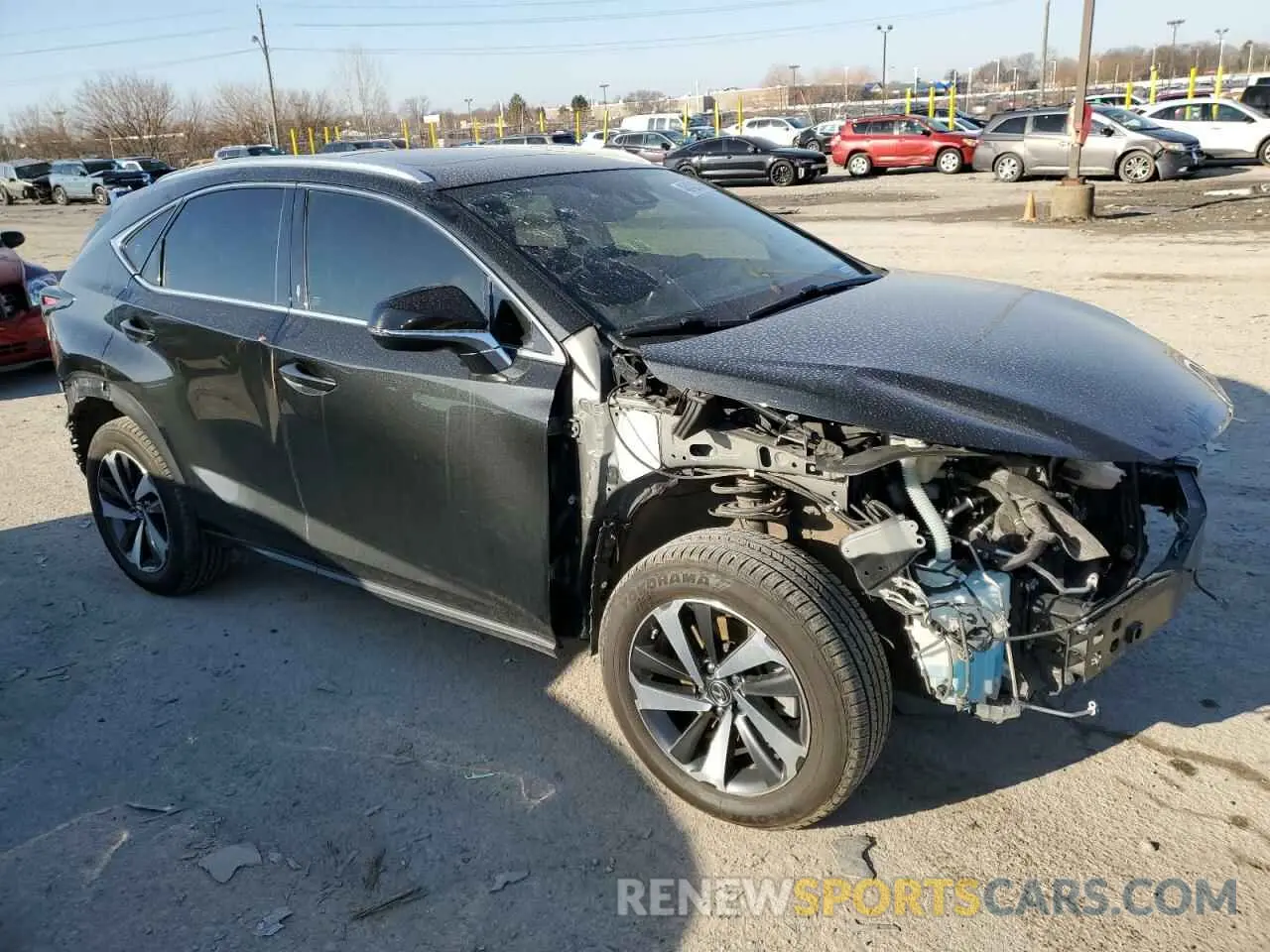 4 fotografías del automóvil dañado JTJGARDZ2L2222716 LEXUS NX 2020