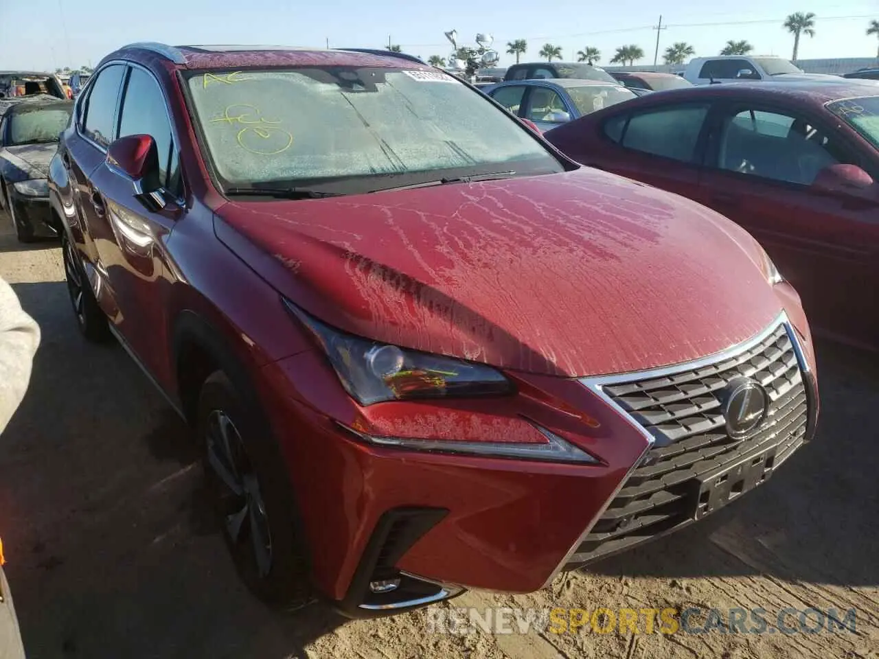 1 fotografías del automóvil dañado JTJGARDZ2L5005293 LEXUS NX 2020