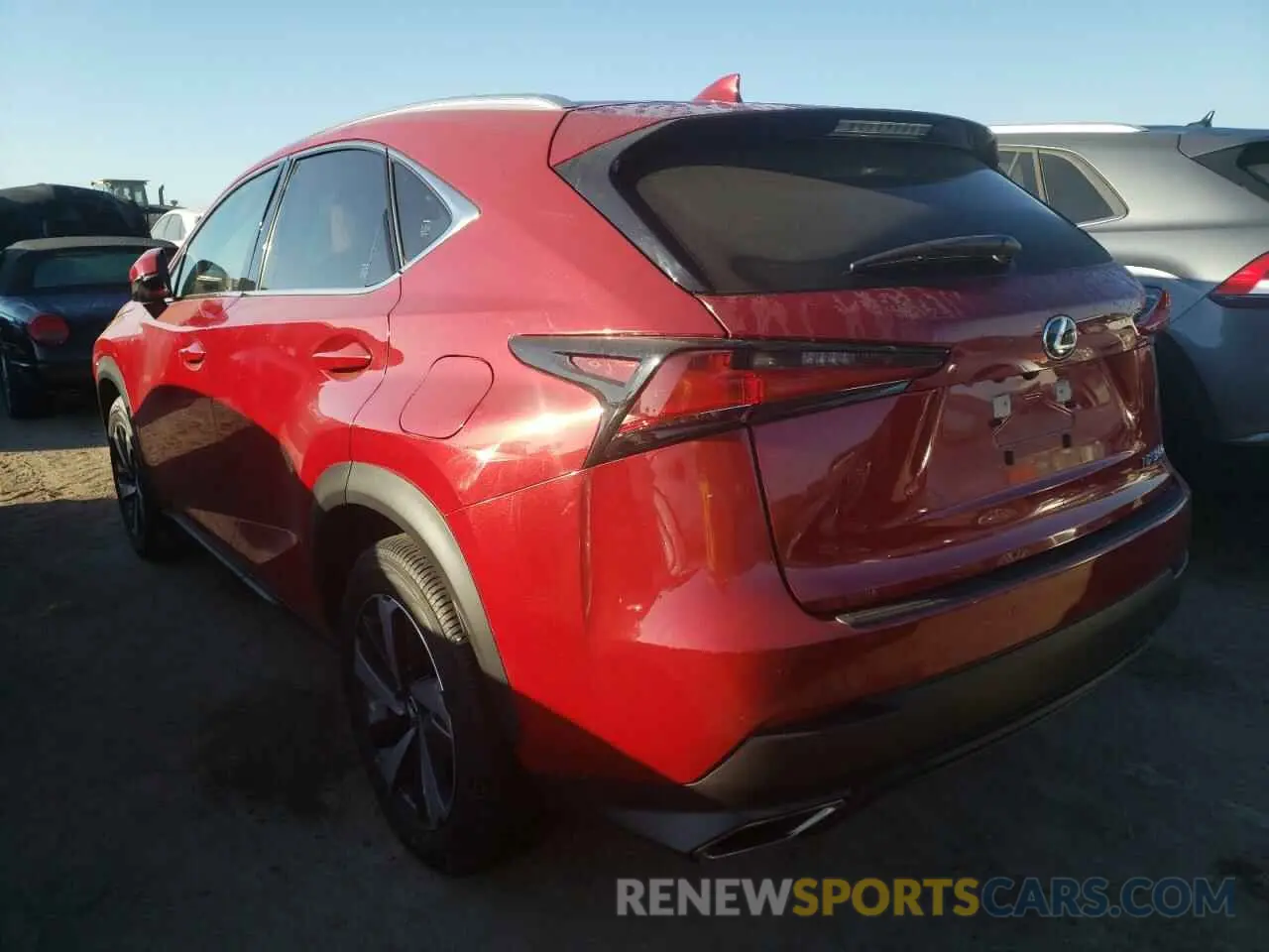 3 fotografías del automóvil dañado JTJGARDZ2L5005293 LEXUS NX 2020