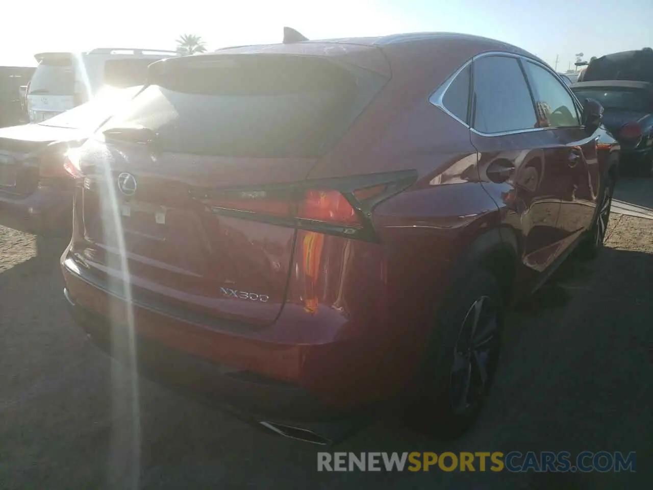 4 fotografías del automóvil dañado JTJGARDZ2L5005293 LEXUS NX 2020