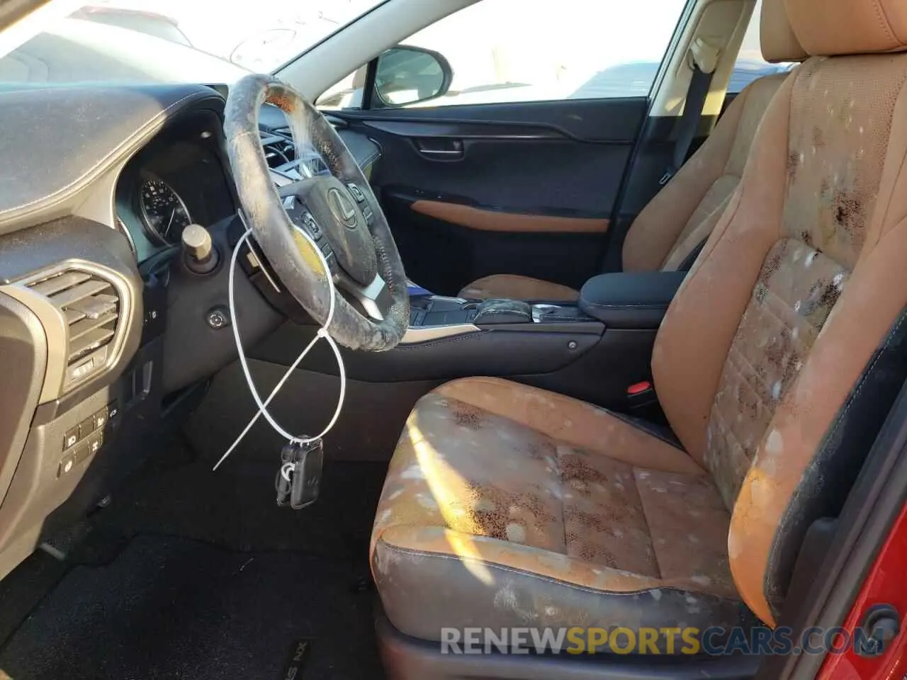 5 fotografías del automóvil dañado JTJGARDZ2L5005293 LEXUS NX 2020
