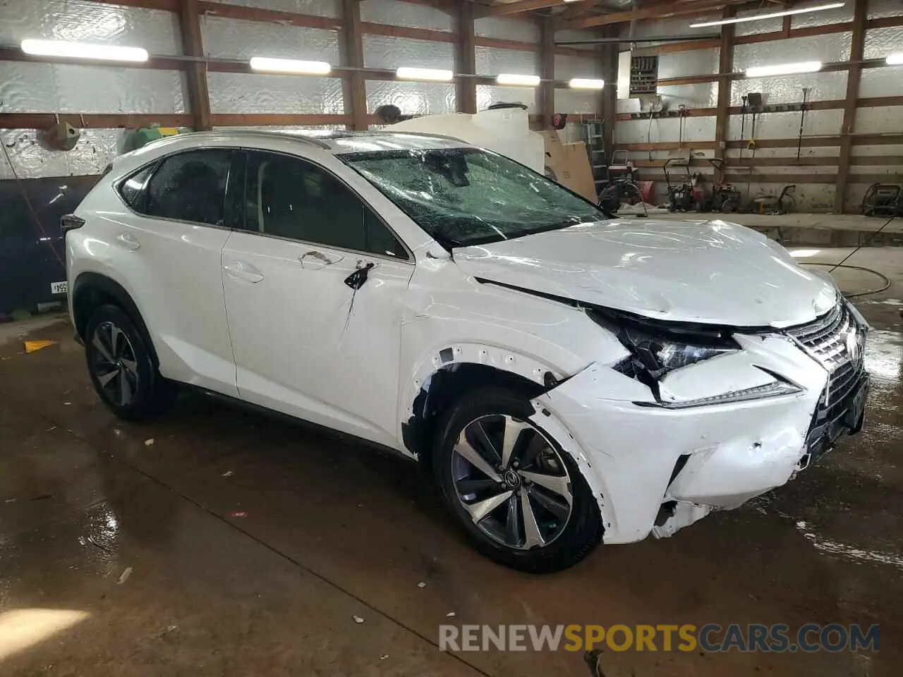 4 fotografías del automóvil dañado JTJGARDZ2L5008050 LEXUS NX 2020