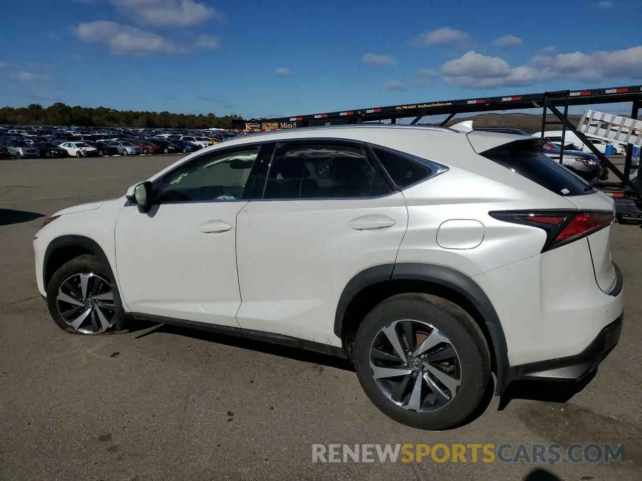 2 fotografías del automóvil dañado JTJGARDZ3L2218206 LEXUS NX 2020