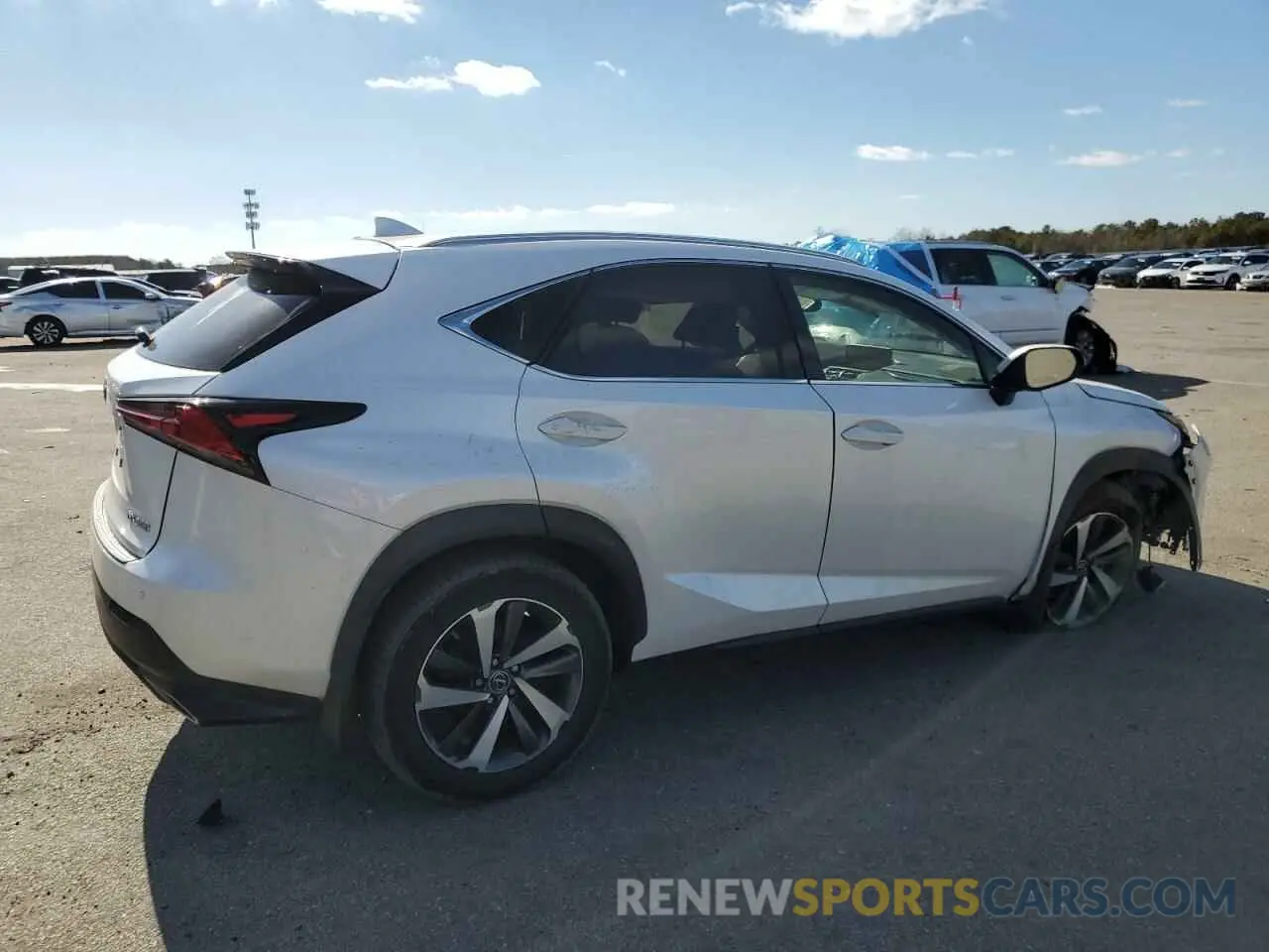3 fotografías del automóvil dañado JTJGARDZ3L2218206 LEXUS NX 2020